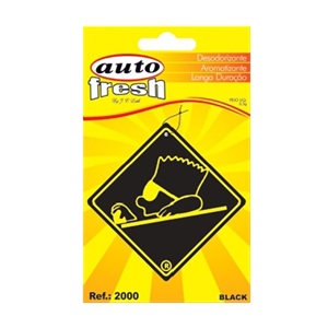 Aromatizante simpsons black Auto Fresh 6,5gr Ref. 2000