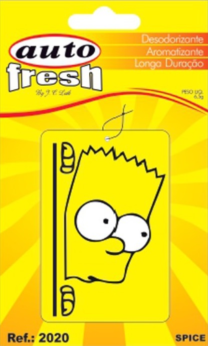 Aromatizante simpsons spice Auto Fresh 6,5gr Ref. 2020
