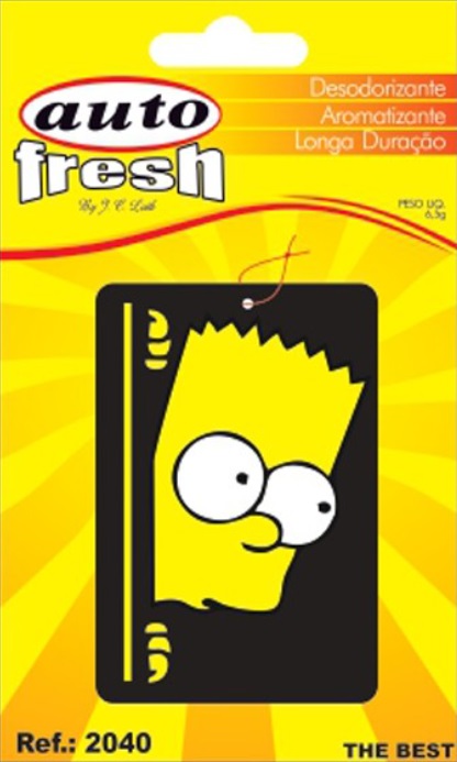 Aromatizante simpsons the best Auto Fresh 6,5gr Ref. 2040