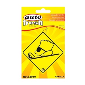 Aromatizante simpsons vanilla Auto Fresh 6,5gr Ref. 2010