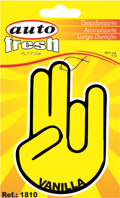 Aromatizante sinais vanilla Auto Fresh 6,5gr Ref. 1810