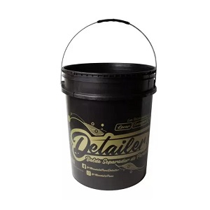 Balde reforçado preto Detailer 19L