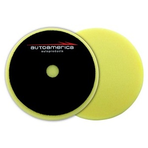 Boina de espuma refino amarela Autoamerica 5"