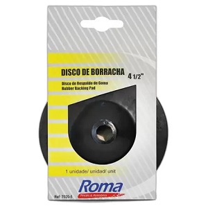 Disco de borracha Roma 4.1/2" Ref. 7020-5