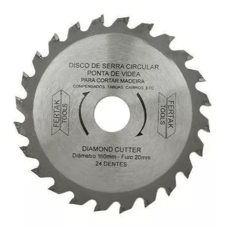 Disco de serra circular 180mm Fertak Ref. 2810