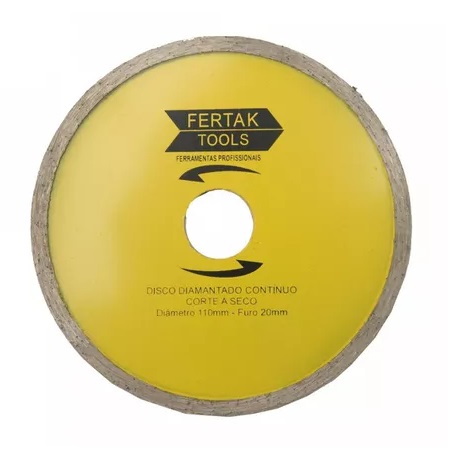 Disco diamantado contínuo 110mm Fertak Ref. 2803
