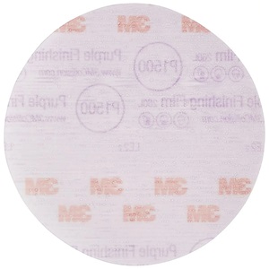 Disco lixa hookit finishing s/ furo 3M G1500
