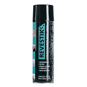 Emborrachamento spray preto Revestic 400ml