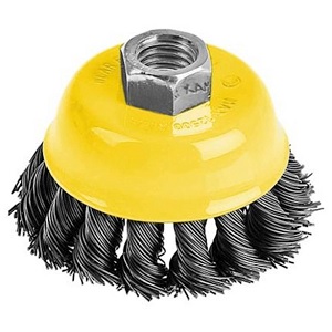 Escova aço torcido 64mm M14 Fertak Ref. 2730