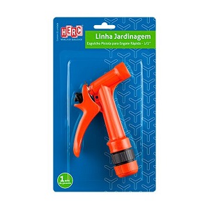 Esguicho pistola c/ engate p/ mangueira 1/2 Herc Ref. 3501