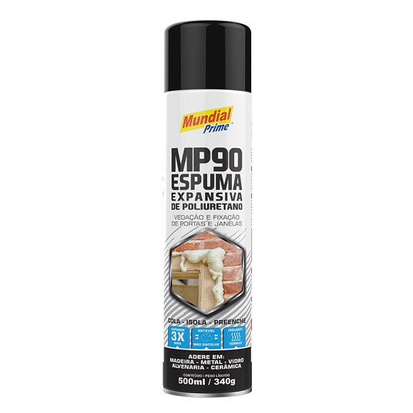 Espuma de poliuretano MP90 Mundial Prime 500ml