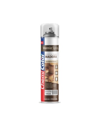 Verniz spray p/ madeira imbuia Chemicolor 400ml