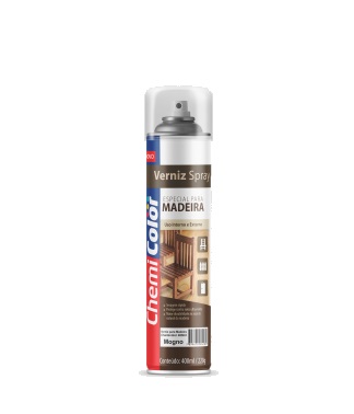 Verniz spray p/ madeira mogno Chemicolor 400ml
