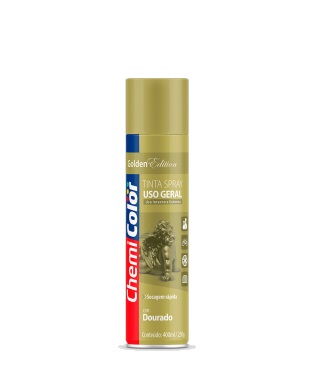 Tinta spray dourado Chemicolor 400ml