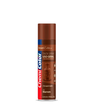 Tinta spray marrom Chemicolor 400ml
