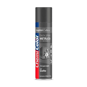Tinta spray metálica grafite Chemicolor 400ml