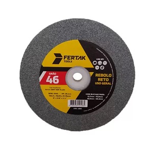 Rebolo reto grão 46 Fertak Ref. 2898