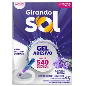 Pastilha sanitária c/ aplicador + 6 pcs lavanda Girando Sol 40gr