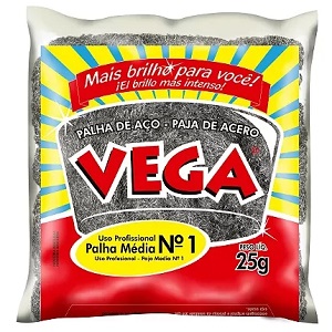 Palha de aço Vega nº 1 25gr