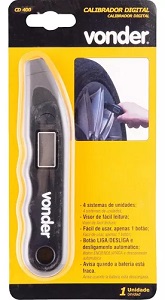 Medidor digital de pressão p/ pneus Vonder CD400