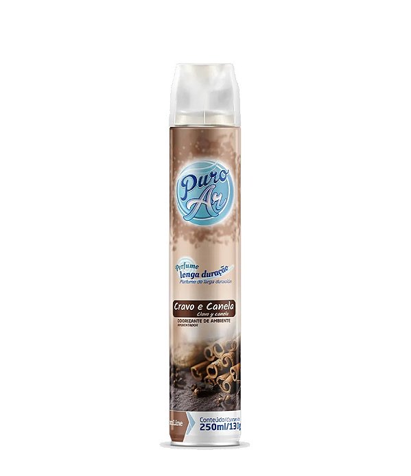 Odorizador spray cravo e canela puro ar Domline 250ml