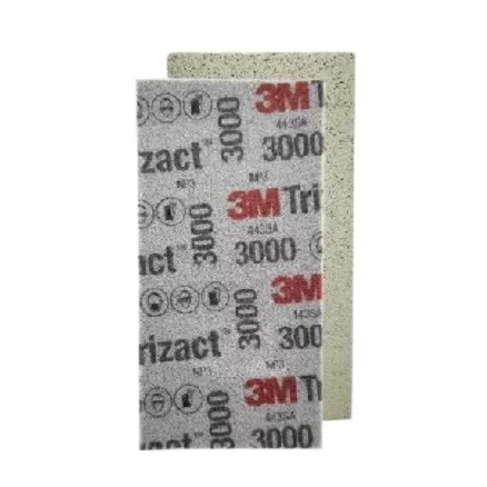 Lixa retangular c/ espuma trizact P3000 3M 70x140mm