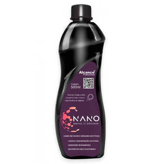 Limpador 2 em 1 p/ couro nano Alcance 500ml