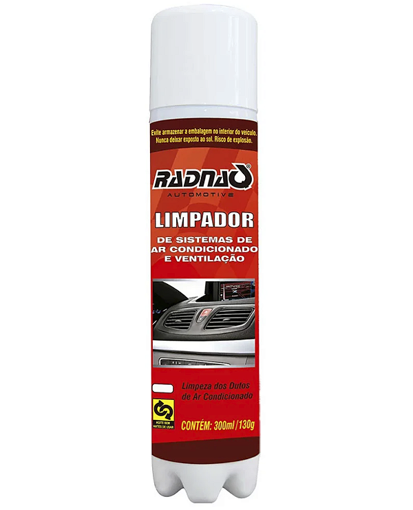 Limpa ar cond. spray lavanda c/ sonda Radnaq 300ml