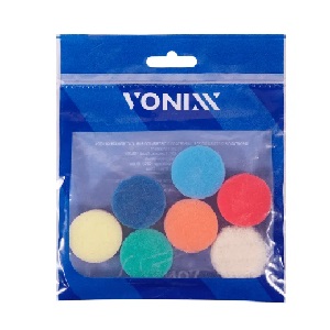 Kit boinas de espumas c/ 7 pcs Vonixx 1"