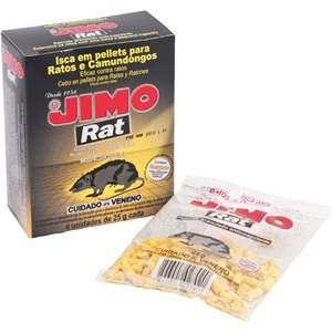 Inseticida em isca p/ rato Jimo 25gr