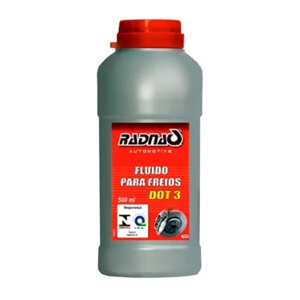 Fluído p/ freios dot 3 Radnaq 500ml