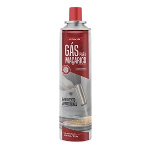 Gás propano p/ maçarico Etaniz 400ml