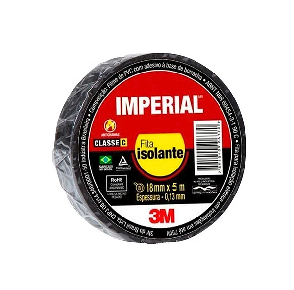 Fita isolante imperial 3M 18mmX5m