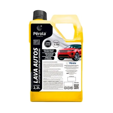 Shampoo c/ cera 1:100 pit stop Pérola 2,2L