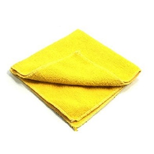 Flanela de microfibra amarela 330 gsm Detailer 37x57cm