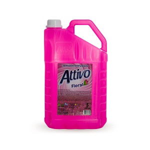 Limpador perfumado 1:40 floral Attivo 5L