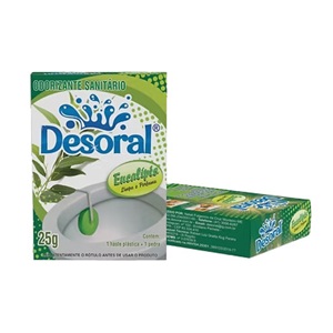 Pedra sanitária eucalipto Desoral 35gr
