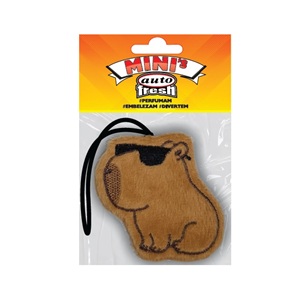 Aromatizante mini's capivara óculos Auto Fresh 10gr Ref. 5030