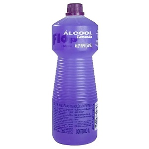 Álcool 46,2º inpm lavanda Flops 1L