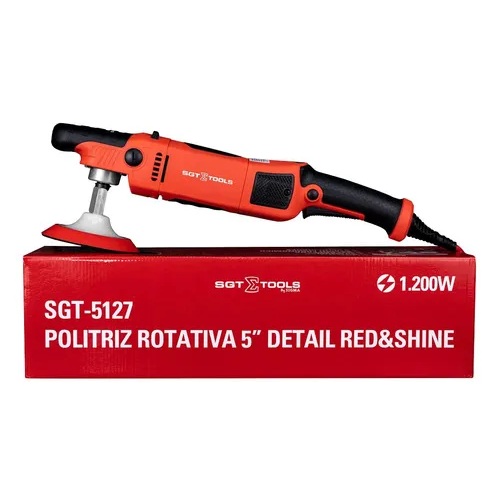 Politriz rotativa 1.200w red shine Sigma Tools 5" 110v