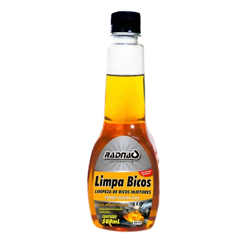 Limpa bicos gasolina e etanol Radnaq 500ml
