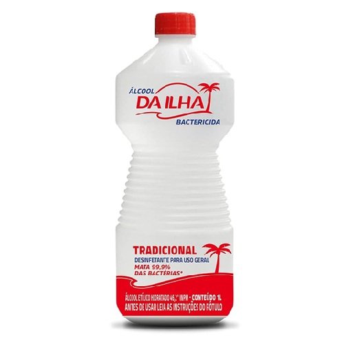 Álcool 46,2º Inpm  Da Ilha 1L