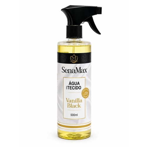 Água para tecidos vanilla black Senamax 500 ml