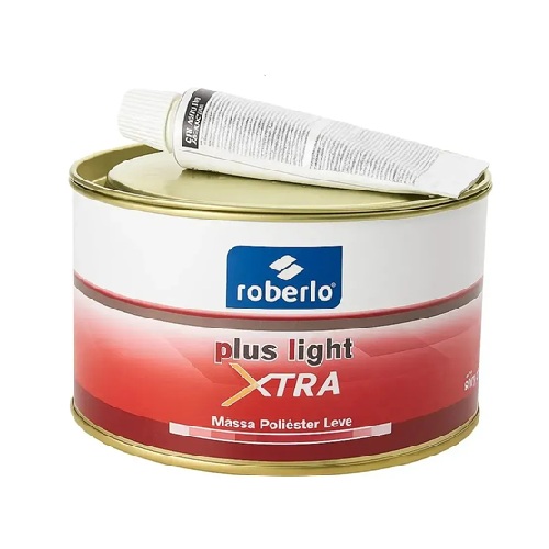 Massa poliester plus light xtra Roberlo 900gr