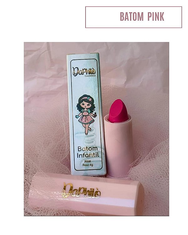 BATOM PINK  (Batom infantil Vegano)