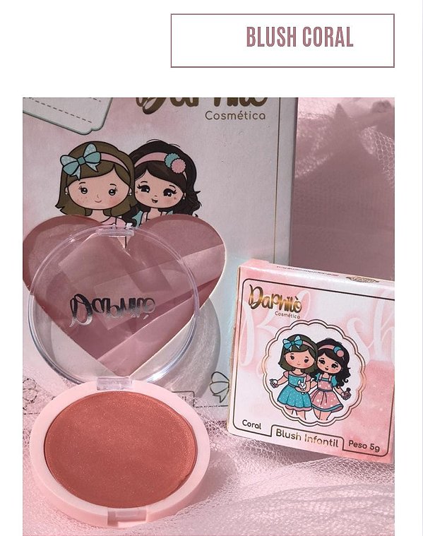 BLUSH CORALZINHO (Blush Infantil Vegano)