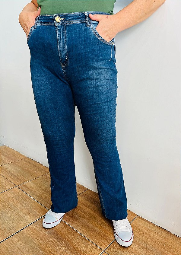 XTRACHARM - Calça Jeans reta - Casarão da Moda | PLUS SIZE