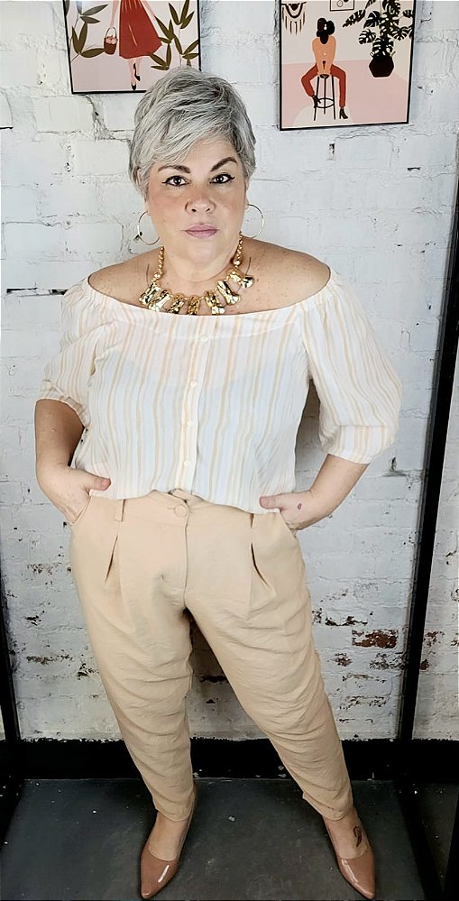 BLUSA CIGANINHA CREPE