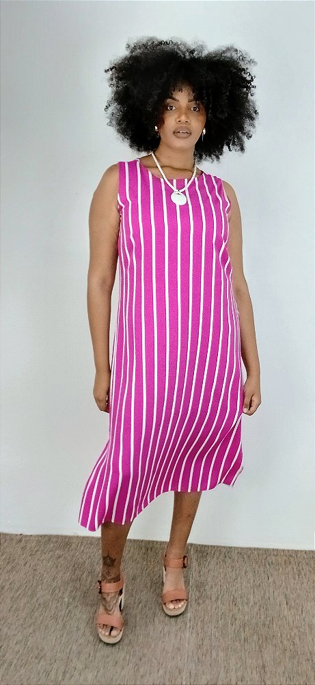 VESTIDO REGATA DECOTE RASO
