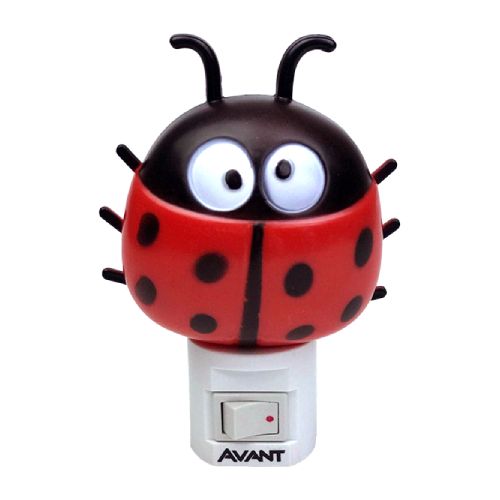 LUMINÁRIA LED TOMADA INFANTIL 1 WATT - BIVOLT JOANINHA - AVANT